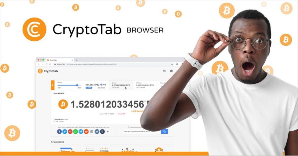 learn how to earn free bitcoin daily using cryptotab browser